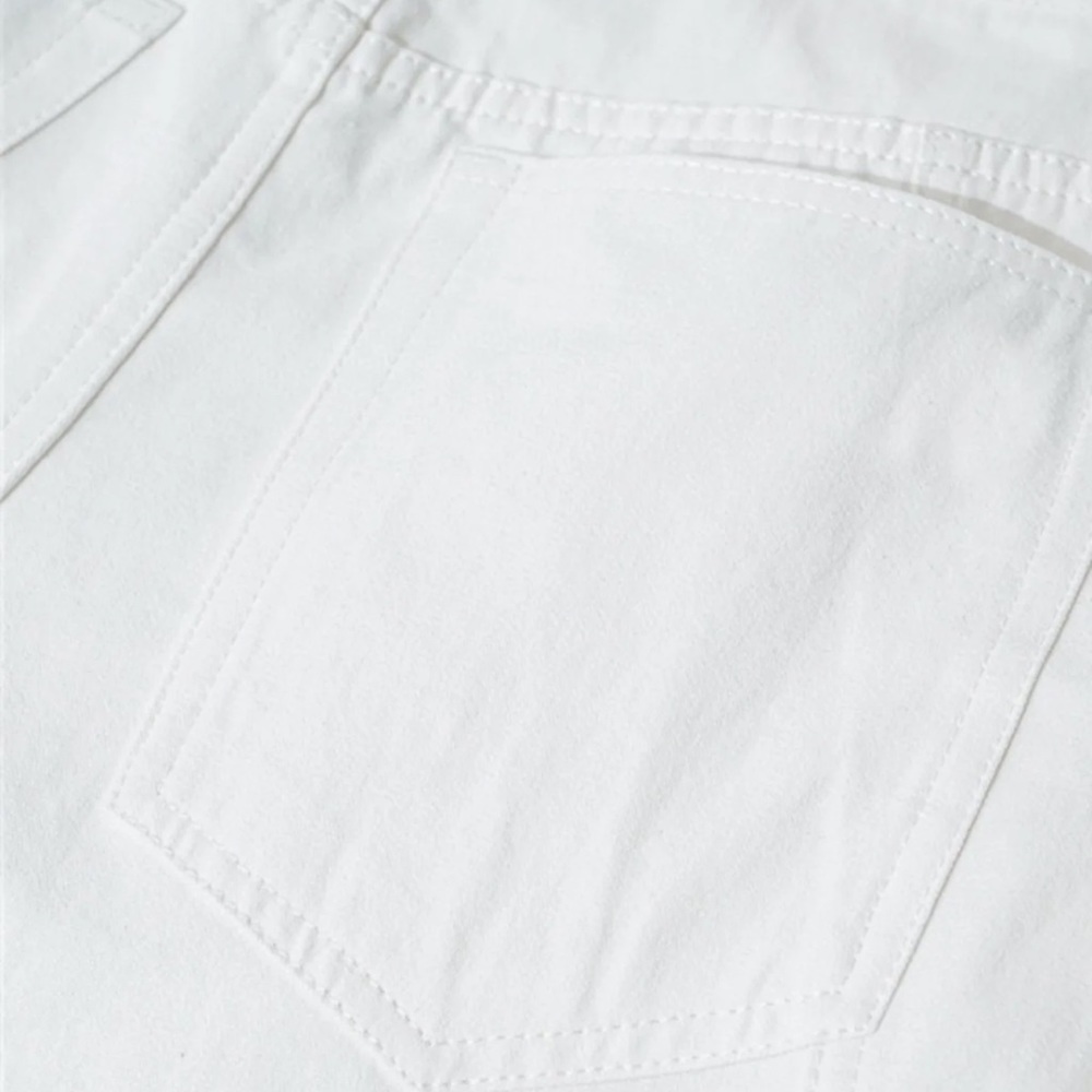 SOON  to CASA B| FEMME Luxury High Street White Cargo Multi Pocket Denim Jeans - Picture 6 of 7